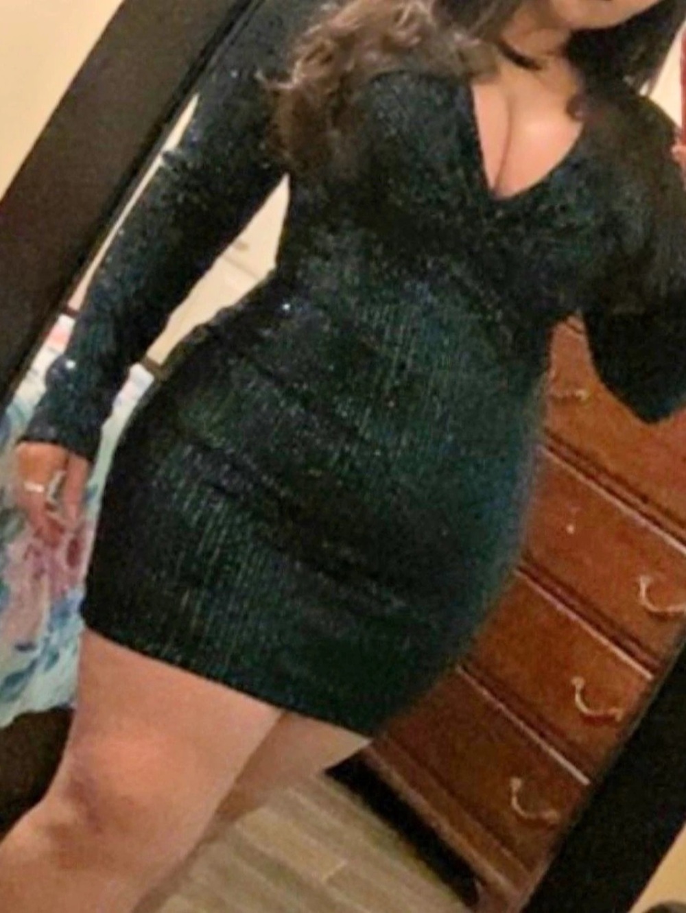 Green Mini Dress
